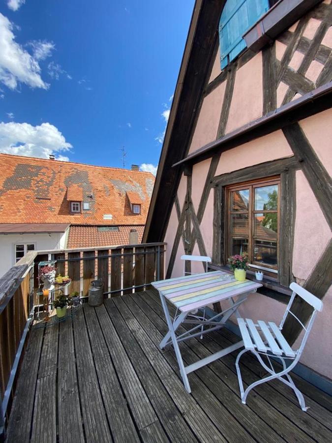 Ferienwohnung Cafe einzigARTig Rothenburg ob der Tauber Exterior foto